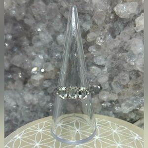 Prasiolite Green Amethyst Ring 925